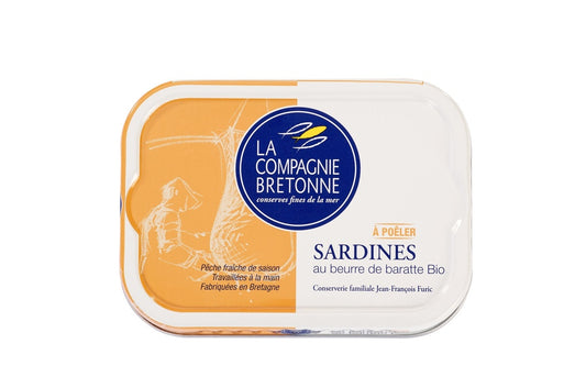 Sardine au beurre de baratte Bio