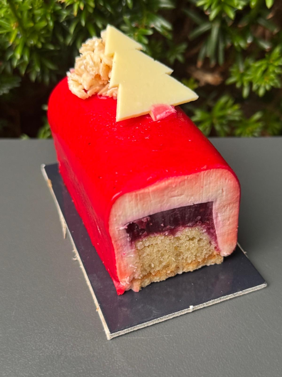 Mini Bûche Citron/ Fruits rouges