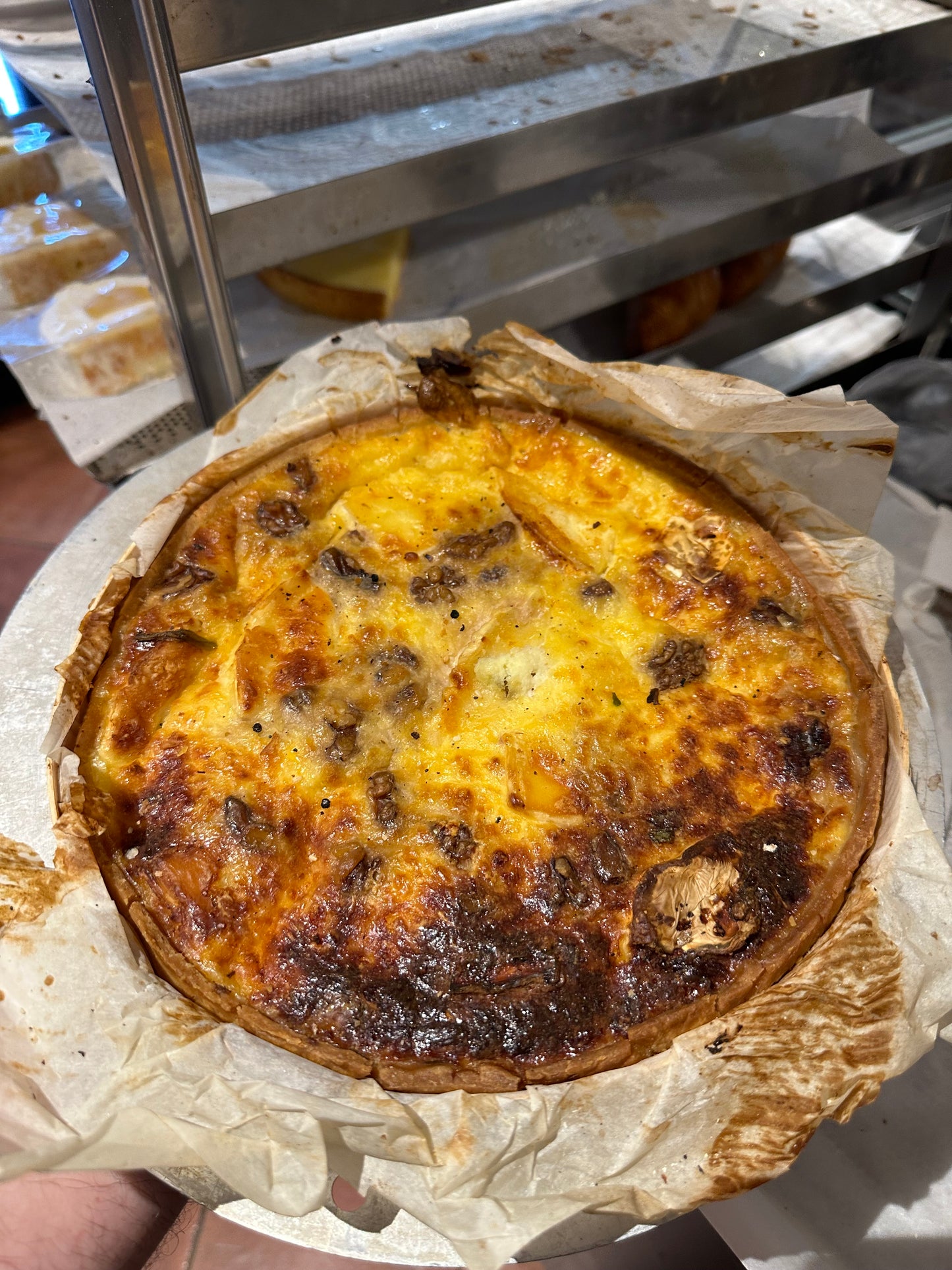 Vier-Käse Walnuss Quiche