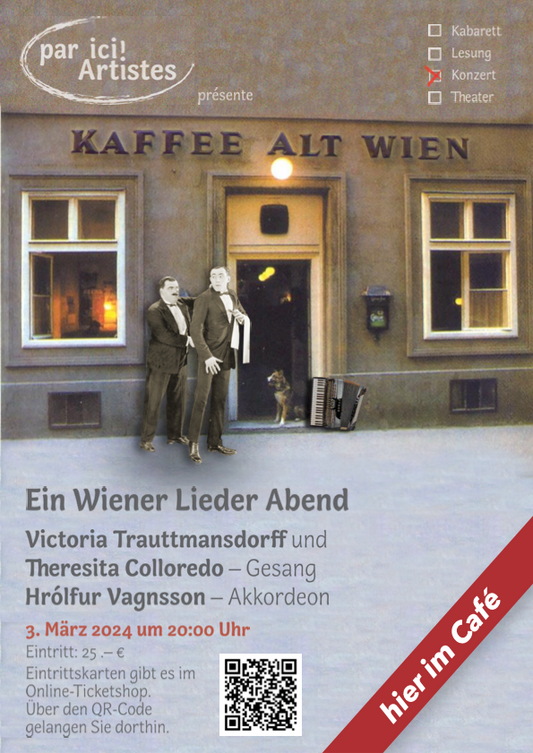 Kaffee Alt Wien: Ein Wiener Lieder Abend - Ticket