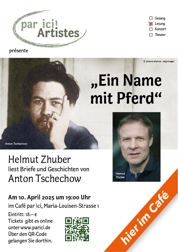 "Ein Name mit Pferd"- Helmut Zhuber - Ticket