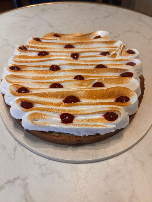 Rhabarber-Baiser Tarte
